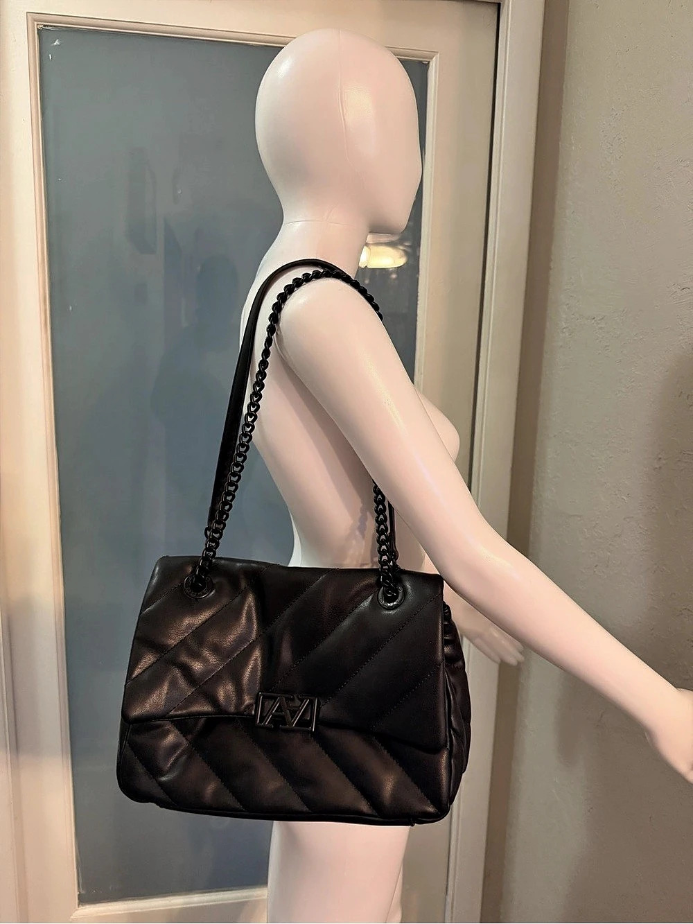 Aldo Greenwald Crossbody Bag Quilted Black